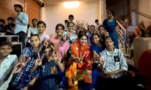 “विकास का ट्रिपल इंजन” के नारे के साथ विधायक दीप्ति किरण माहेश्वरी ने भाजपा प्रत्याशियों के समर्थन में किया सघन जनसंपर्क