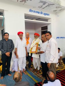 मालवीय लोहार समाज विकास संस्थान फरारा चौकला की वार्षिक बैठक संपन्न, दो विभूतियां फरारा रत्न से सम्मानित