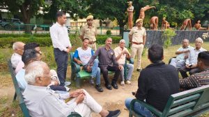 “साइबर सुरक्षित राजस्थान” माह के तहत वरिष्ठ नागरिकों को साइबर ठगी से बचने के गुर सिखाए